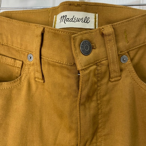 Madewell Tan 9” High Rise Skinny Pants - Picture 2 of 12
